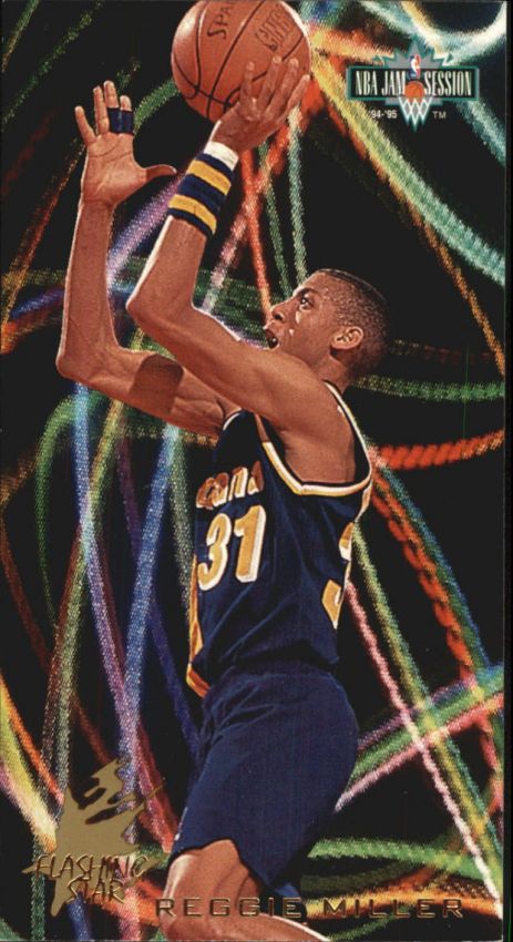 NBA 1994-95 Jam Session Flashing Stars - No 4 of 8 - Reggie Miller