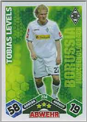 Soccer 2010/11 Topps Match Attax - No 204 - Tobias Levels