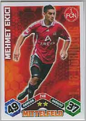 Soccer 2010/11 Topps Match Attax - No 248 - Mehmet Ekici