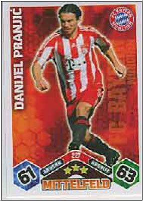 Soccer 2010/11 Topps Match Attax - No 227 - Danijel Pranjic