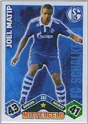 Fussball 2010 / 11 Topps Match Attax - No 282 - Joel Matip