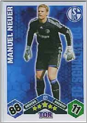 Fussball 2010 / 11 Topps Match Attax - No 271 - Manuel Neuer