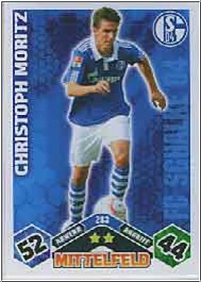 Fussball 2010 / 11 Topps Match Attax - No 283 - Christoph Moritz