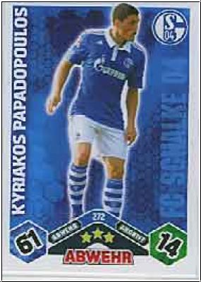 Fussball 2010 / 11 Topps Match Attax - No 272 - K. Papadopoulos