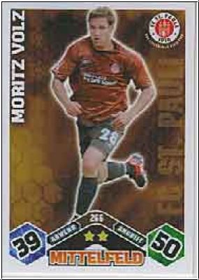 Fussball 2010 / 11 Topps Match Attax - No 266 - Moritz Volz