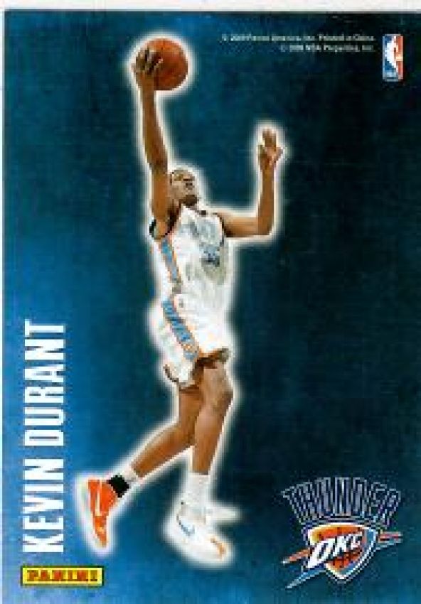 NBA 2009-10 Panini Stickers - No 227 - Kevin Durant