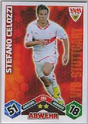 Fussball 2010 / 11 Topps Match Attax - No 295 - Stefano Celozzi