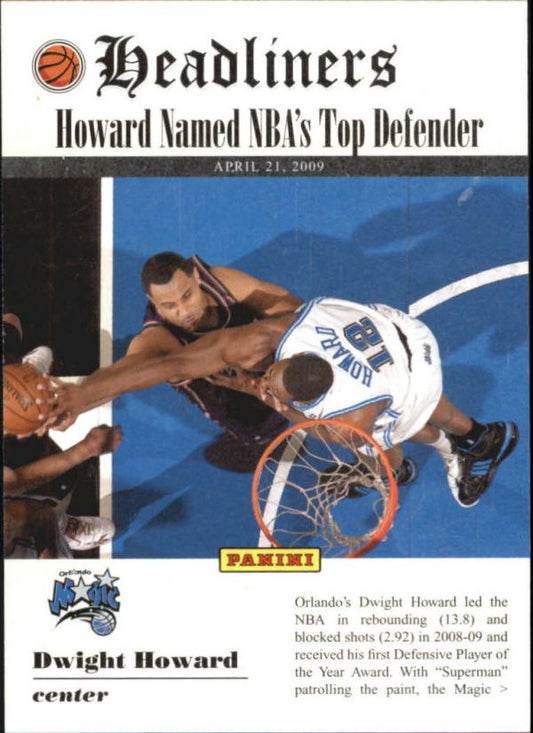 NBA 2009-10 Panini Headliners - No 6 - Dwight Howard