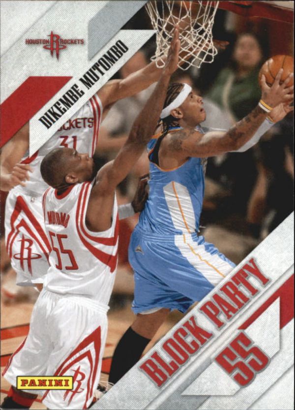 NBA 2009-10 Panini Block Party - No 10 - Dikembe Mutombo