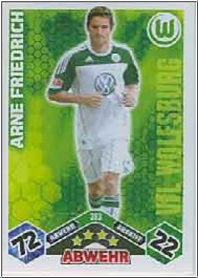 Fussball 2010 / 11 Topps Match Attax - No 313 - Arne Friedrich