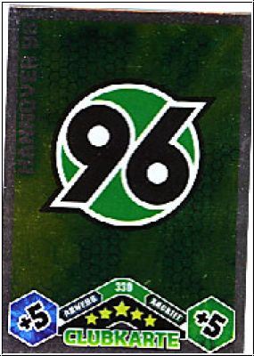 Soccer 2010/11 Topps Match Attax - No 330 - Logo Hannover