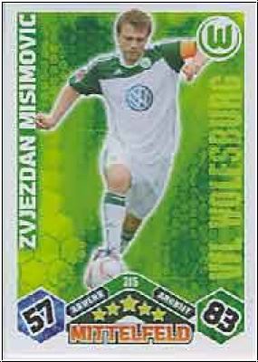 Fussball 2010 / 11 Topps Match Attax - No 315 - Z. Misimovic