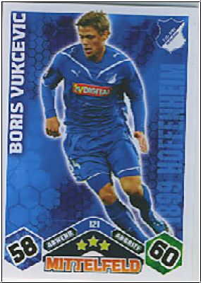 Soccer 2010/11 Topps Match Attax - No 121 - Boris Vukcevic