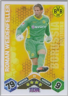 Soccer 2010/11 Topps Match Attax - No 19 - R. Weidenfeller