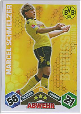 Soccer 2010/11 Topps Match Attax - No 25 - Marcel Schmelzer