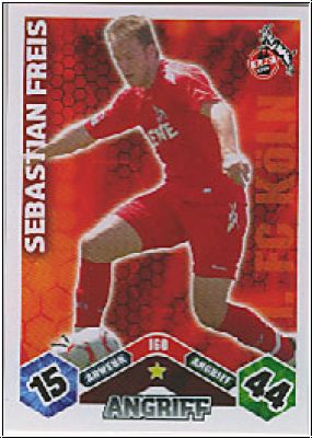 Fussball 2010 / 11 Topps Match Attax - No 160 - Sebastian Freis