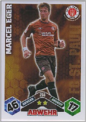 Soccer 2010/11 Topps Match Attax - No 256 - Marcel Eger