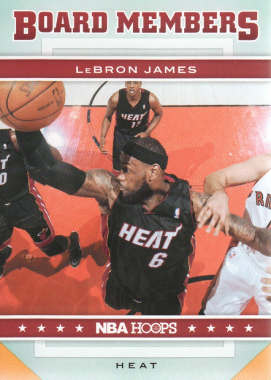 NBA 2012-13 Hoops Board Members - No 18 - LeBron James
