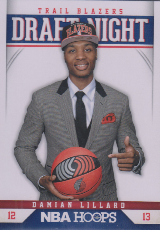 NBA 2012-13 Hoops Draft Night - No 6 - Damian Lillard