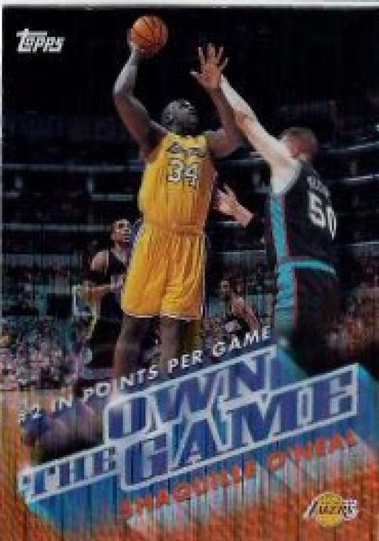 NBA 1999-00 Topps Own the Game - No OTG2 - Shaquille O'Neal