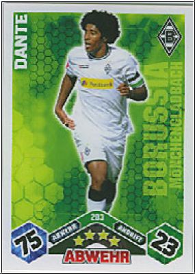 Soccer 2010/11 Topps Match Attax - No 203 - Dante