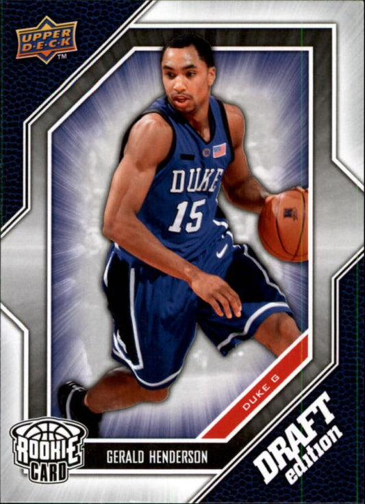 NBA 2009-10 Upper Deck Draft Edition - No 33 - Gerald Henderson