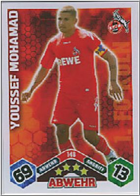 Soccer 2010/11 Topps Match Attax - No 148 - Y. Mohamad