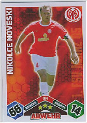 Soccer 2010/11 Topps Match Attax - No 184 - Nikolce Noveski