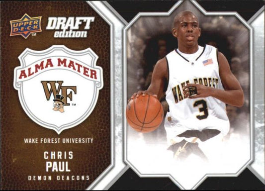 NBA 2009-10 Upper Deck Draft Edition Alma Mater - No AM-CP - Chris Paul
