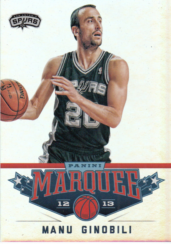 NBA 2012-13 Panini Marquee - No 37 - Manu Ginobili