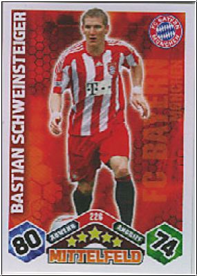 Soccer 2010/11 Topps Match Attax - No 226 - Schweinsteiger