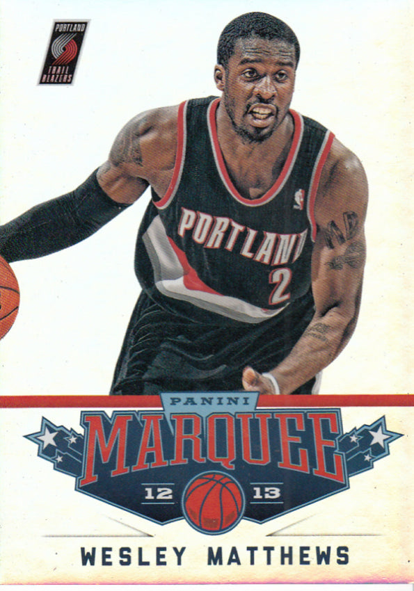 NBA 2012-13 Panini Marquee - No 60 - Wesley Matthews