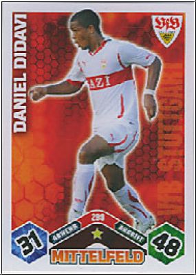 Fussball 2010 / 11 Topps Match Attax - No 299 - Daniel Didavi