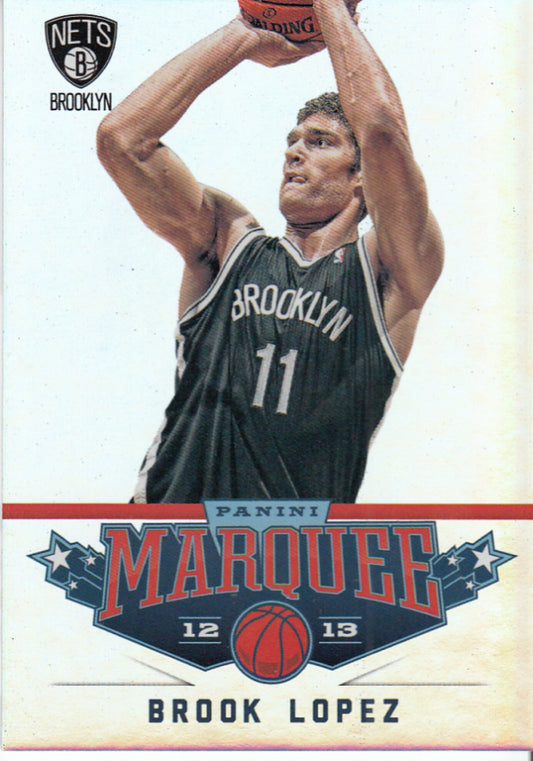 NBA 2012-13 Panini Marquee - No 72 - Brook Lopez