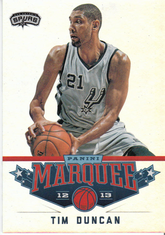 NBA 2012-13 Panini Marquee - No 76 - Tim Duncan