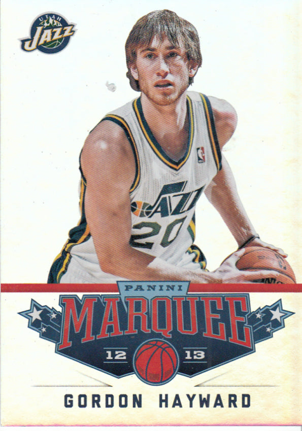 NBA 2012-13 Panini Marquee - No 77 - Gordon Hayward