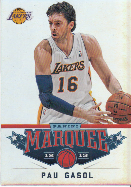 NBA 2012-13 Panini Marquee - No 91 - Pau Gasol