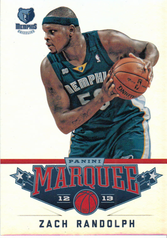 NBA 2012-13 Panini Marquee - No. 93 - Zach Randolph