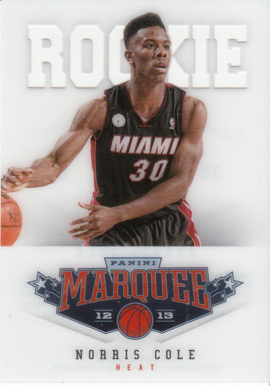 NBA 2012-13 Panini Marquee - No 499 - Norris Cole