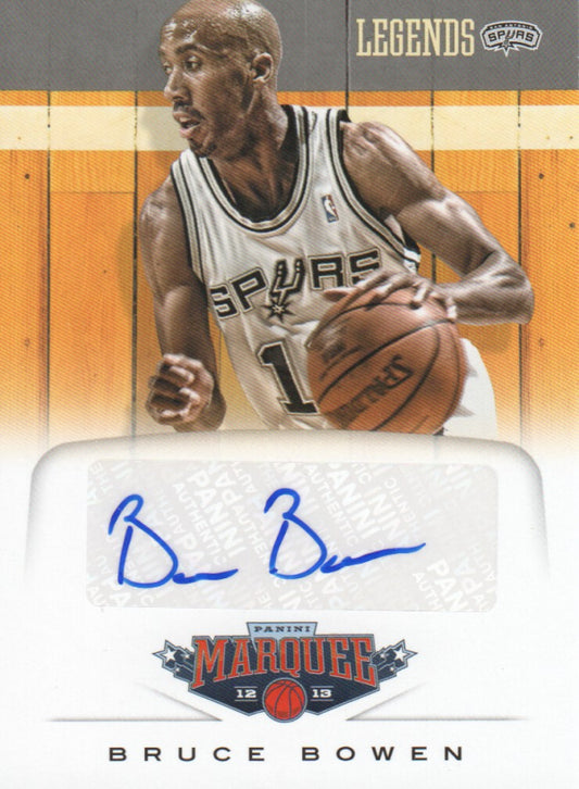 NBA 2012-13 Panini Marquee Legends Signatures - No 18 - Bruce Bowen