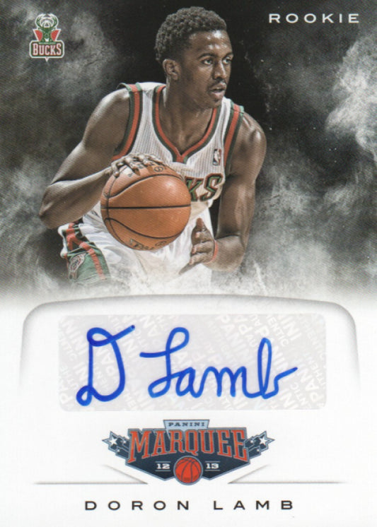 NBA 2012-13 Panini Marquee Rookie Signatures - No 40 - Doron Lamb
