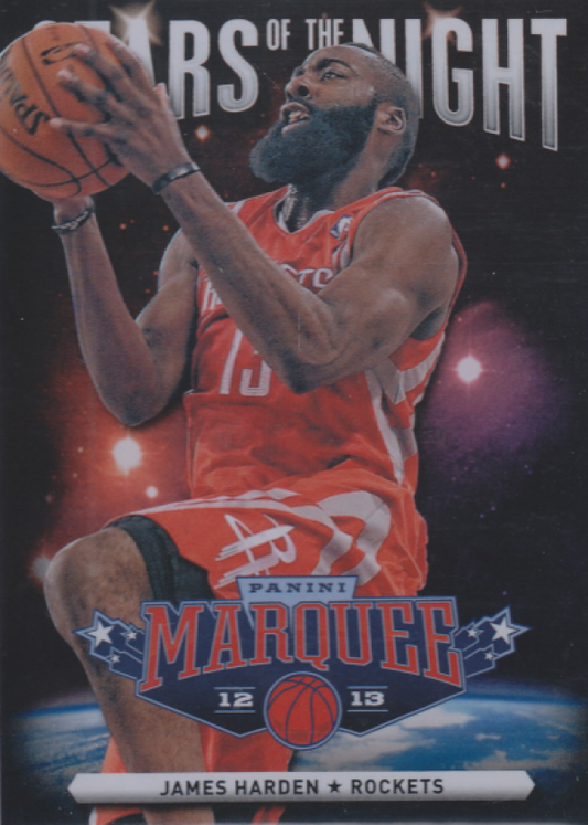 NBA 2012-13 Panini Marquee Stars of the Night - No 8 - James Harden