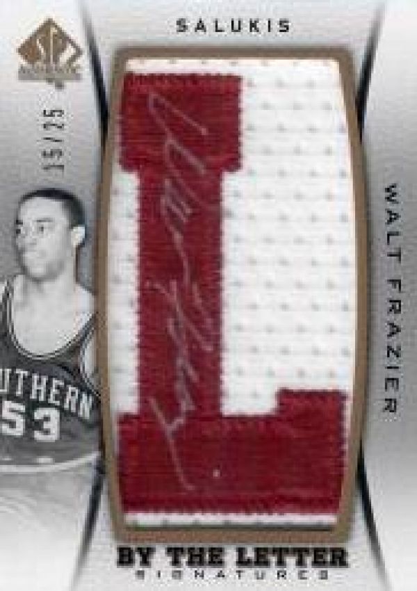 NBA 2012-13 SP Authentic by The Letter Signatures - No BL-WF - Walt Frazier