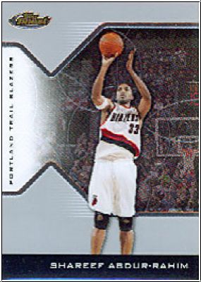 NBA 2004 / 05 Finest - No 19 - Shareef Abdur-Rahim