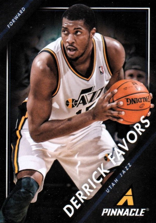 NBA 2013-14 Pinnacle - No. 110 - Derrrick Favors