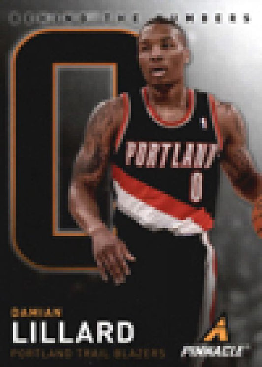 NBA 2013-14 Pinnacle Behind the Numbers - No 6 - Damian Lillard