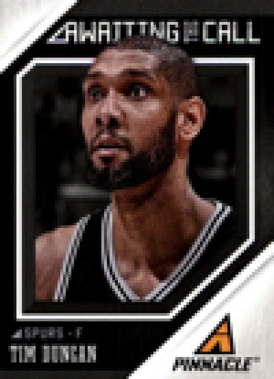 NBA 2013-14 Pinnacle Awaiting the Call - No 4 - Tim Duncan