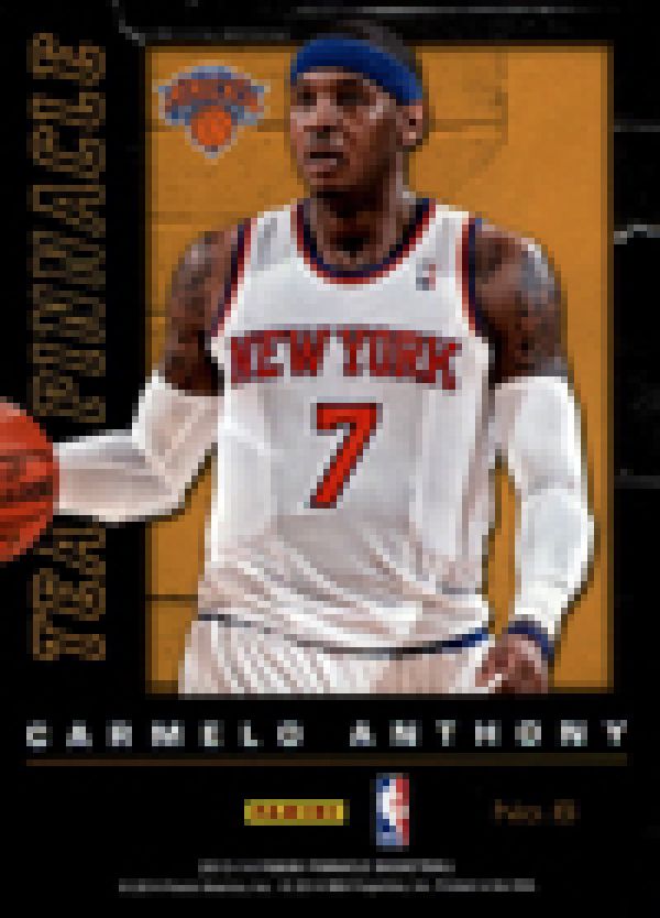 NBA 2013-14 Pinnacle Team Pinnacle - No 6 - Kevin Durant / Carmelo Anthony