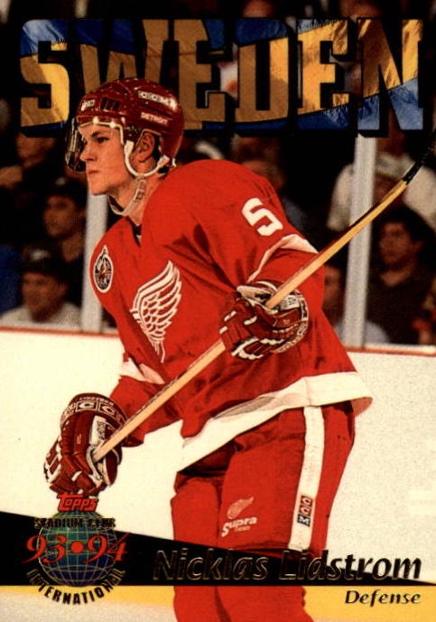 NHL 1993 / 94 Stadium Club - No 429 - Nicklas Lidstrom