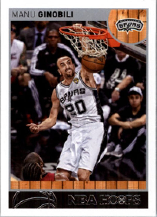 NBA 2013-14 Hoops - No. 195 - Manu Ginobili